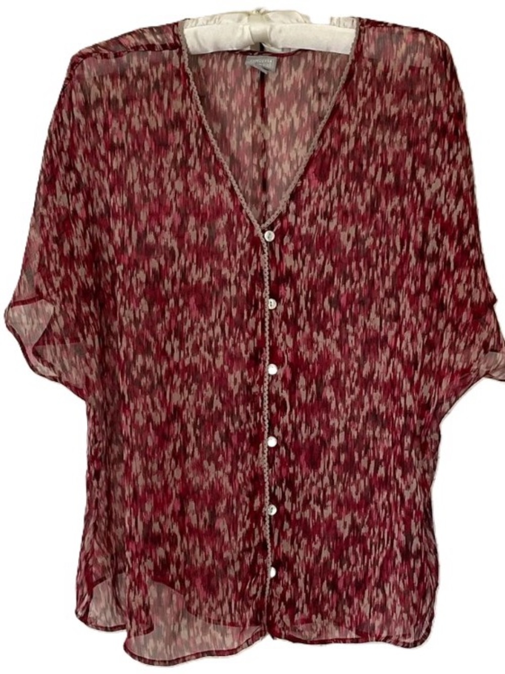Converse One Star Semi-Sheer Blouse
